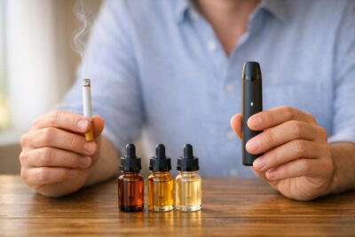 Nicotine Levels in Vapes vs. Cigarettes