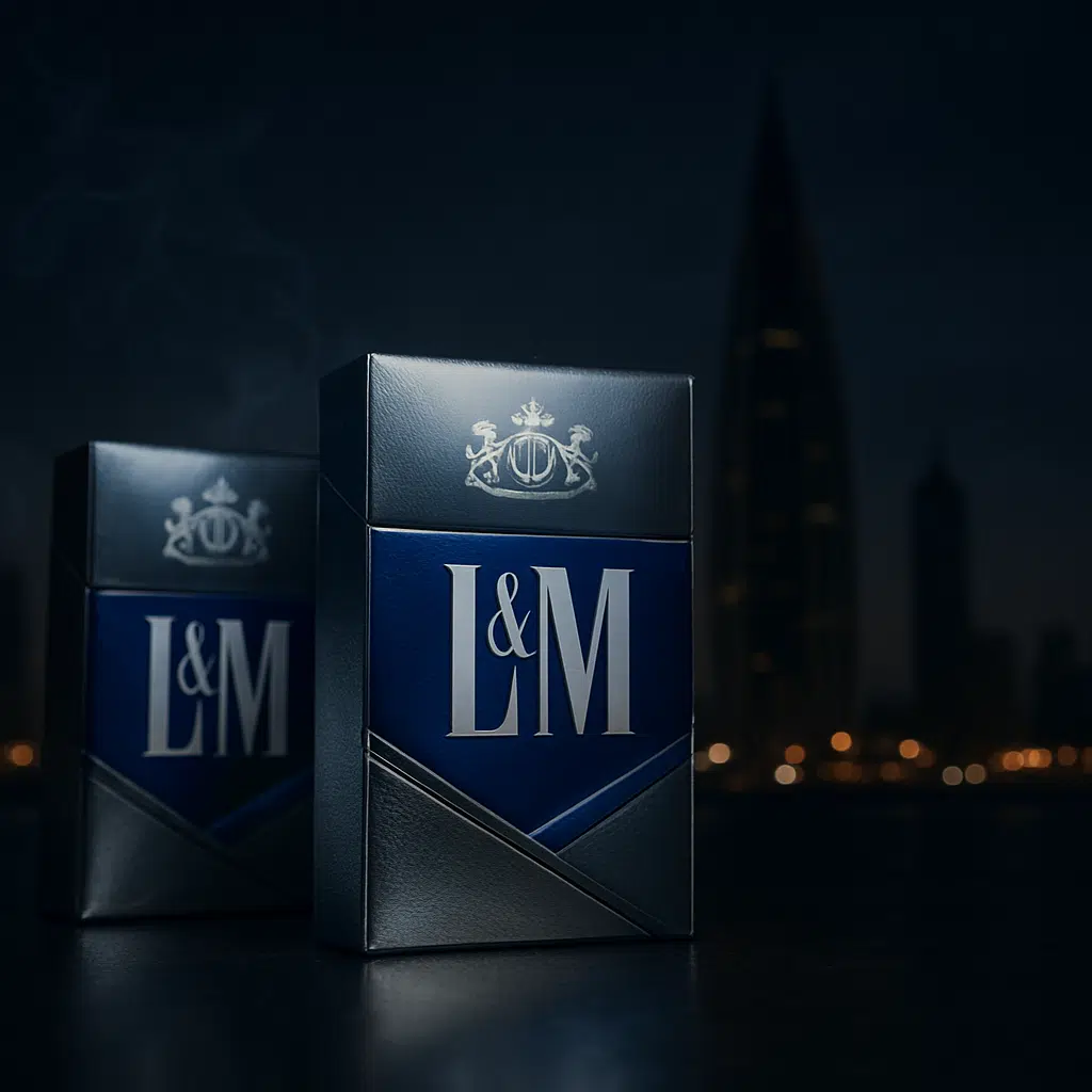 L&m cigarettes at bahrain duty-free outlet, key pricing location
