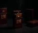 L&M Cigarettes packs displayed dramatically, representing latest market rates in Bahrain
