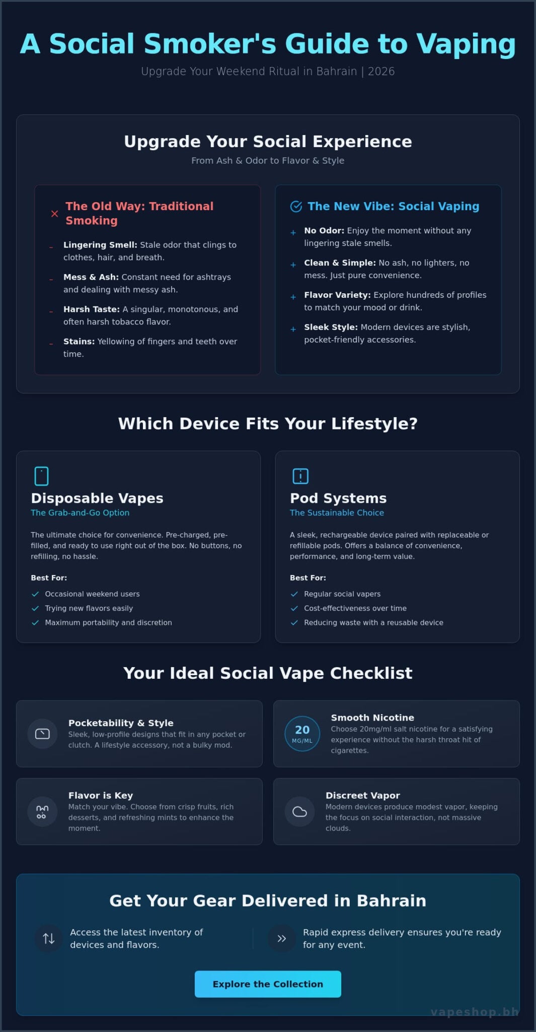 Vape for social smokers: finding your perfect match in 2026