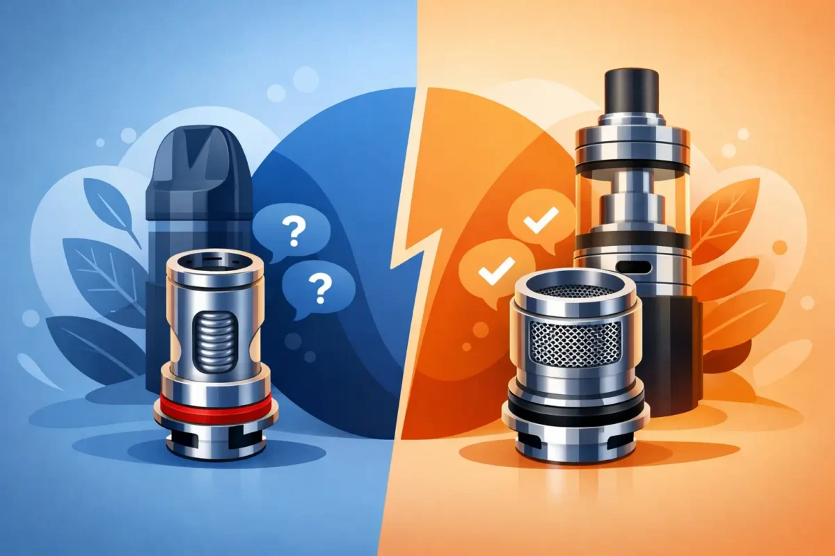 Pod Coils vs Mesh Coils: Which Fits You?