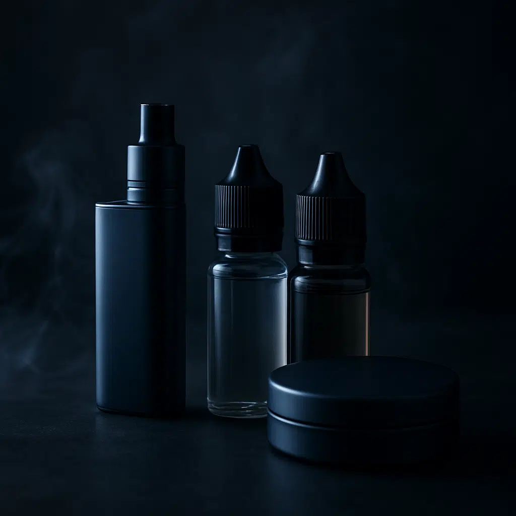 Snus In Bahrain: Law, Risks &Amp; Safer Alternatives 3 Snus in bahrain safer alternatives image showing smoke-free nicotine products in a dark studio scene