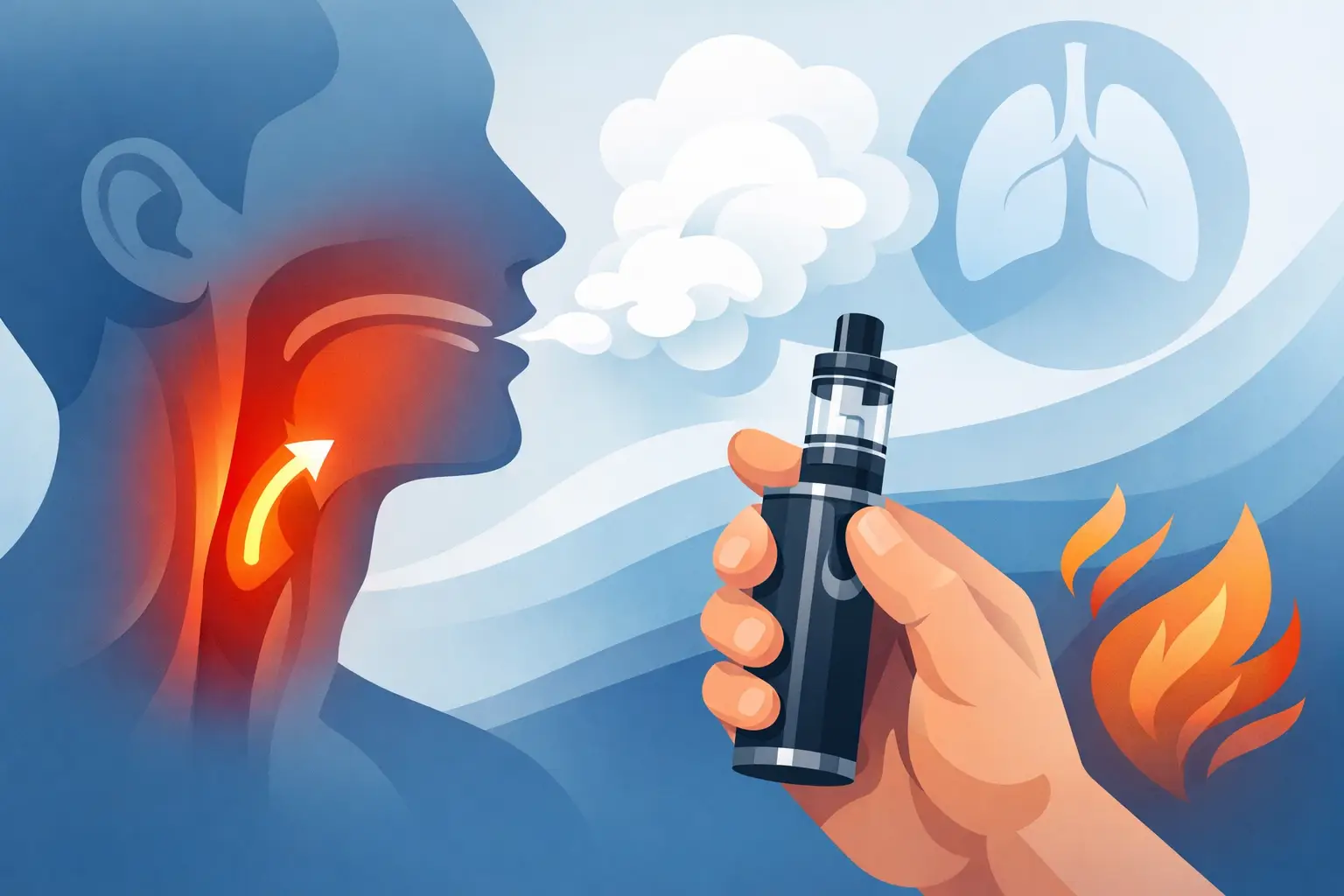 What is throat hit in vaping?