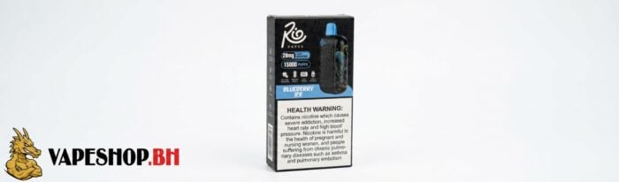 Rio vape 15k puff disposable vape, slim portable device with 680mah battery