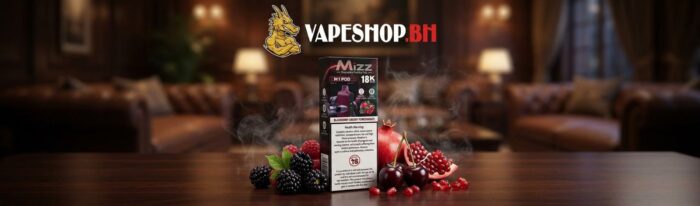 Mizz m1 disposable pod 18k disposable pod, slim device for vaping in bahrain