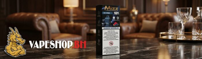 Mizz m1 disposable pod 18k vape pod, compact disposable device for bahrain