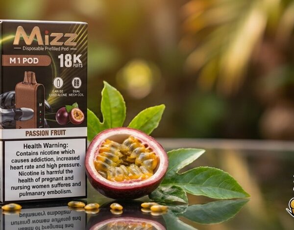 Mizz M1 Disposable Pod 18k disposable vape, handheld pod with simple profile