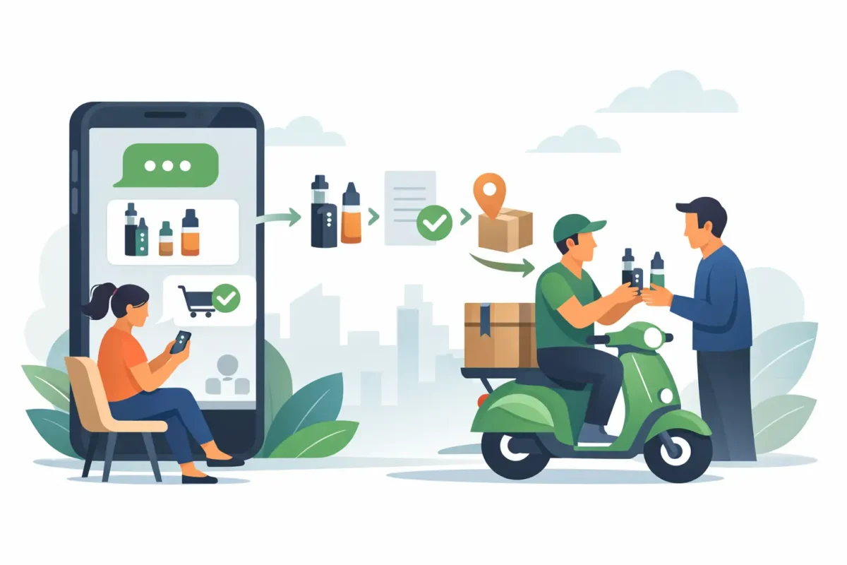 Example WhatsApp Vape Order Workflow