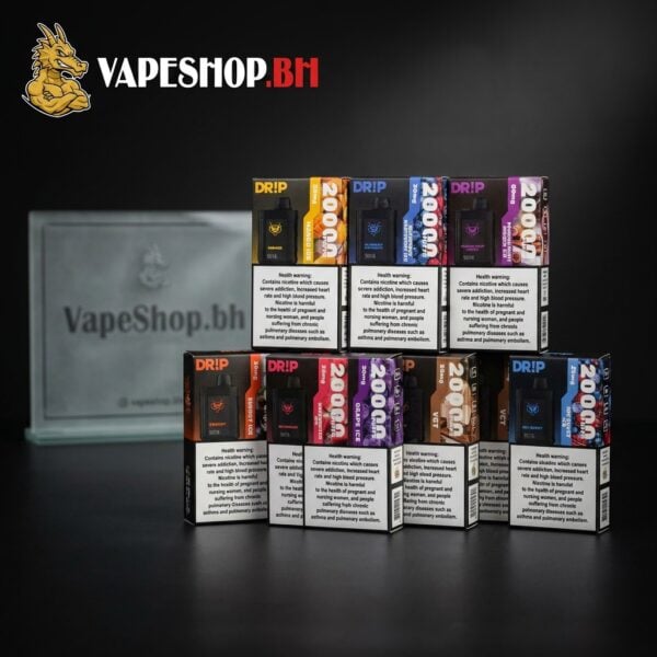 Drip Disposable 20k puffs vape in sleek compact design, Bahrain disposable vape