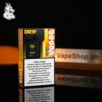 Drip Disposable 20k puffs vape package and device, clean modern disposable vape