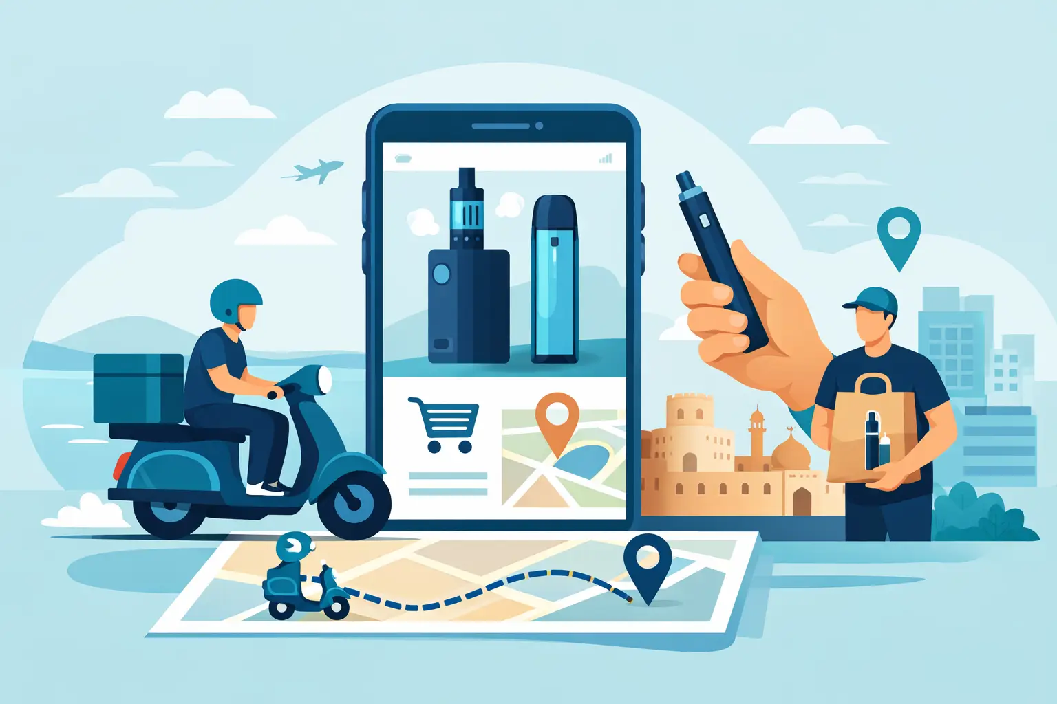 How muharraq vape delivery works for you