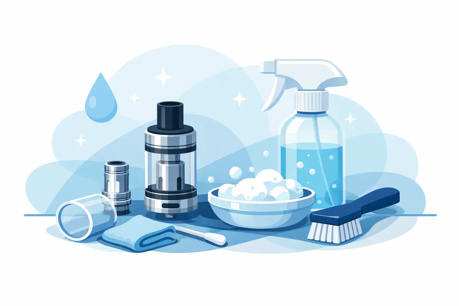 How to clean vape tank safely without damage