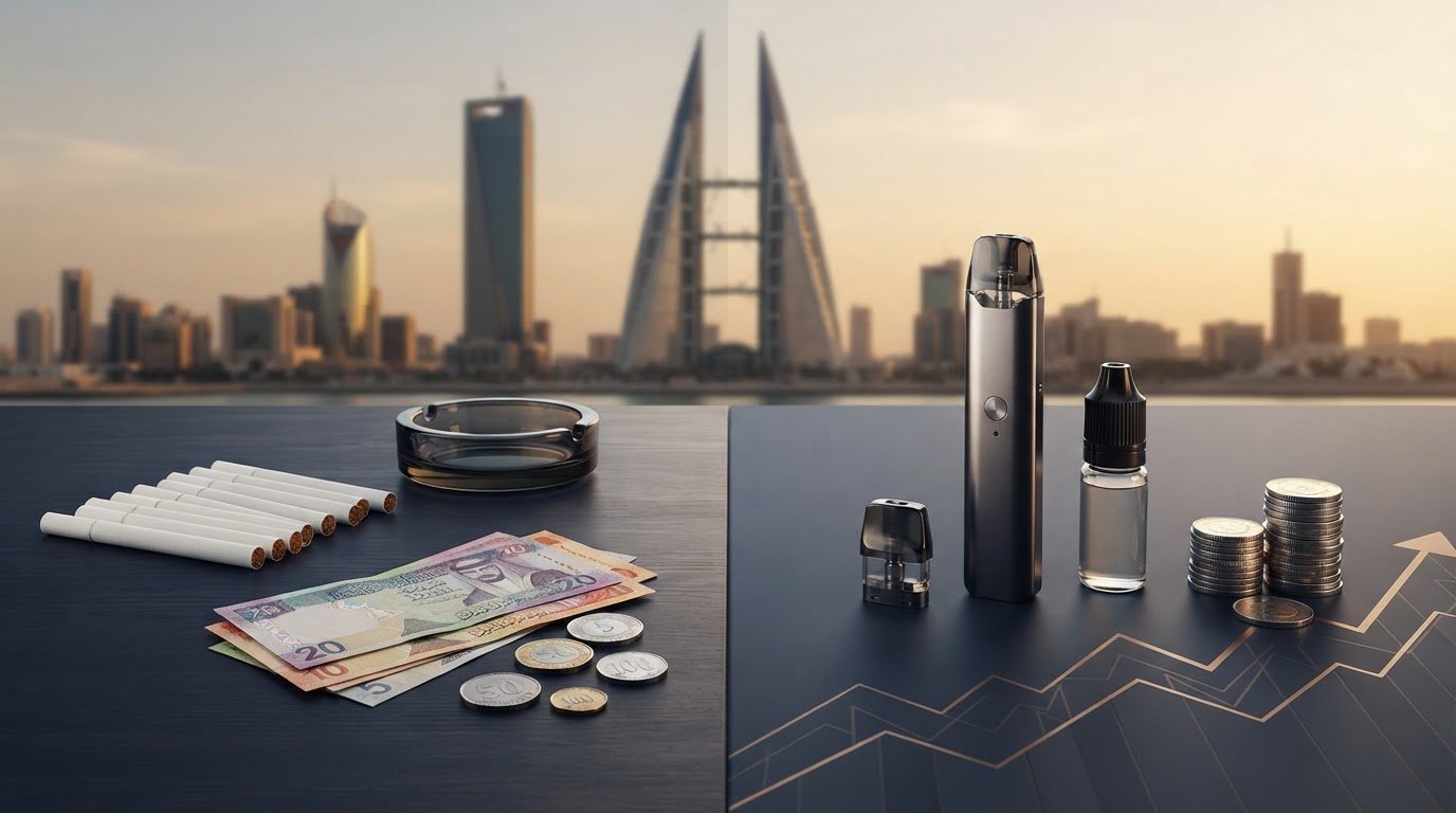 Vaping vs smoking cost in bahrain: the 2026 financial comparison