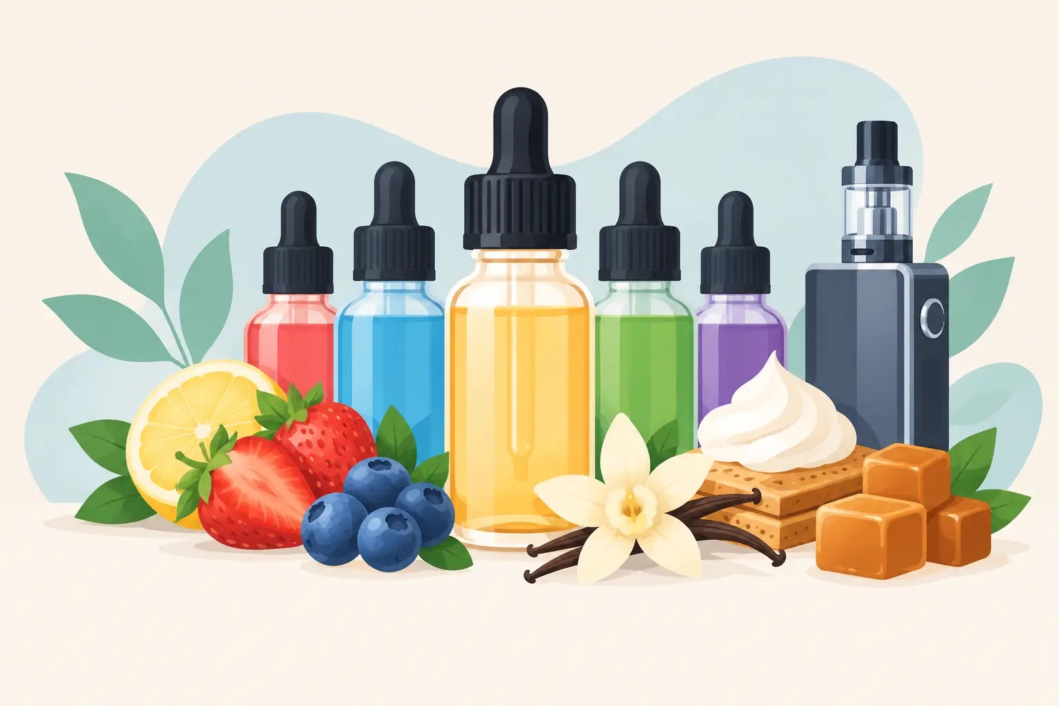E-liquid flavor pairing guide for better mixes