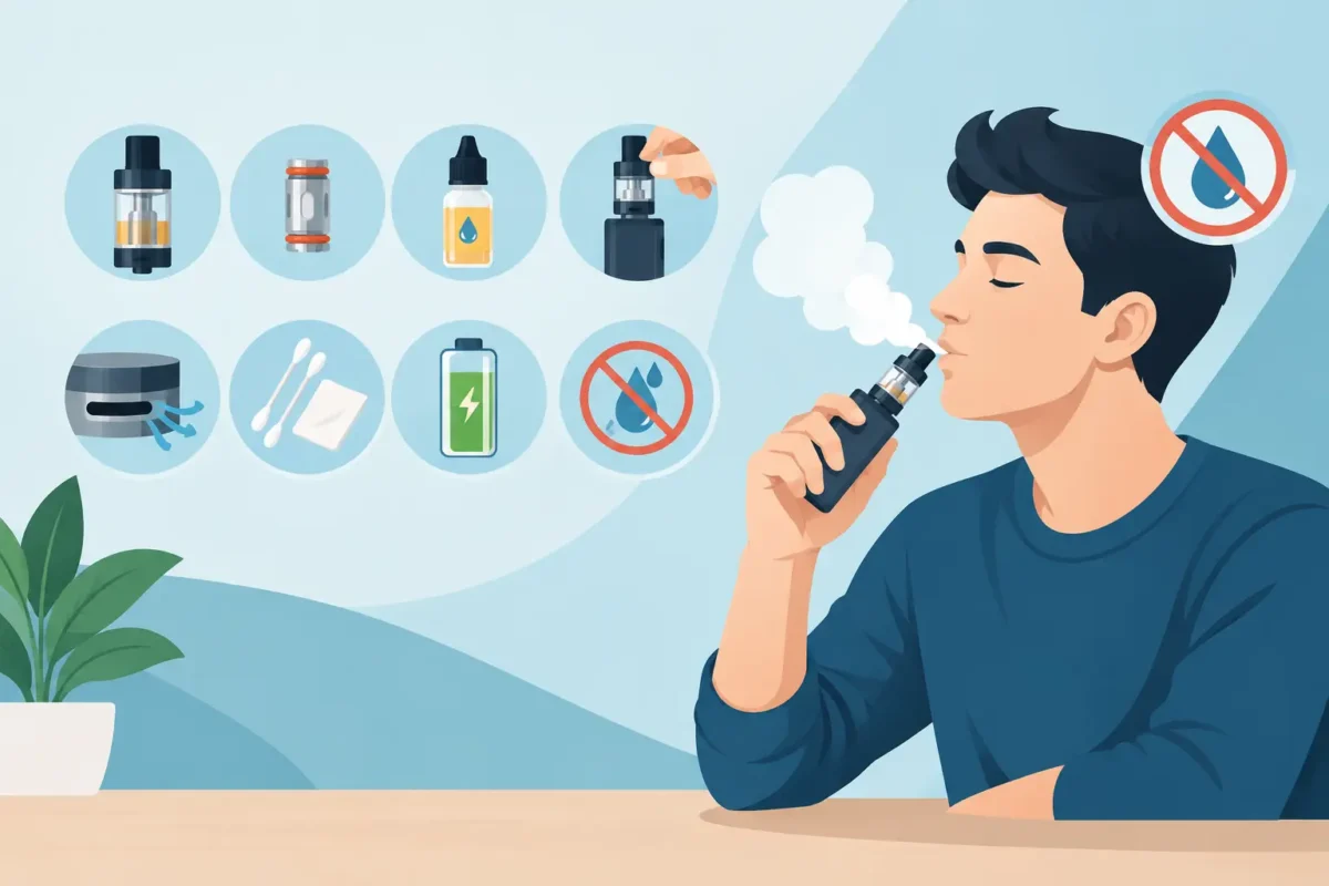 How to Prevent Vape Spitback in 8 Steps