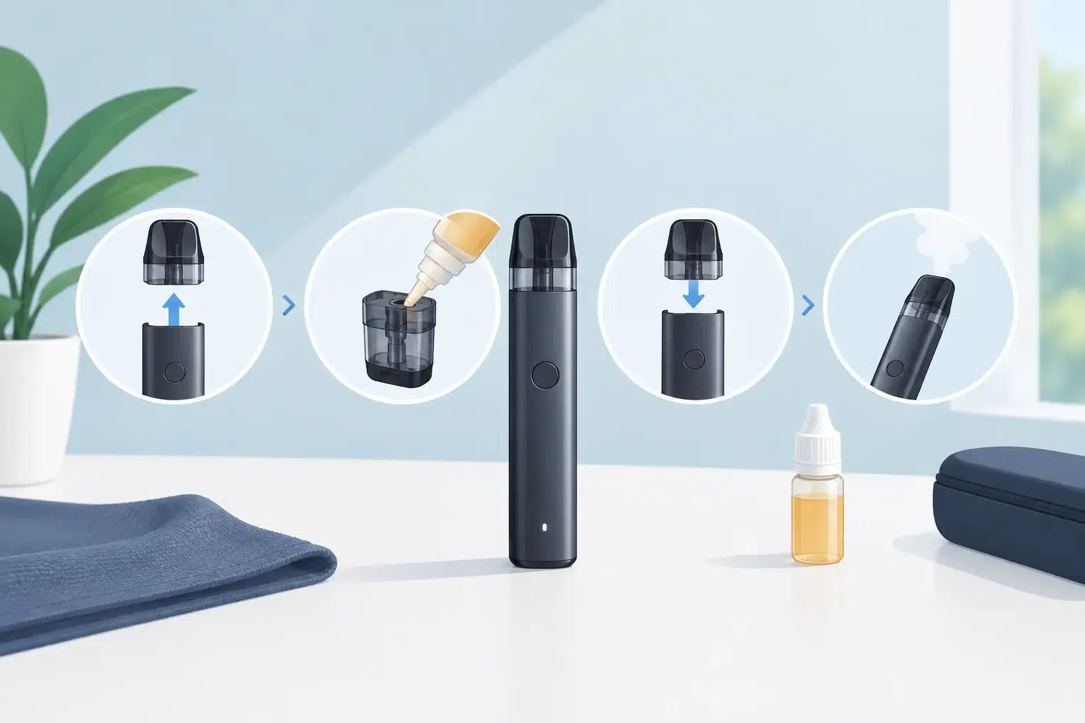 Pod device setup guide for your first fill