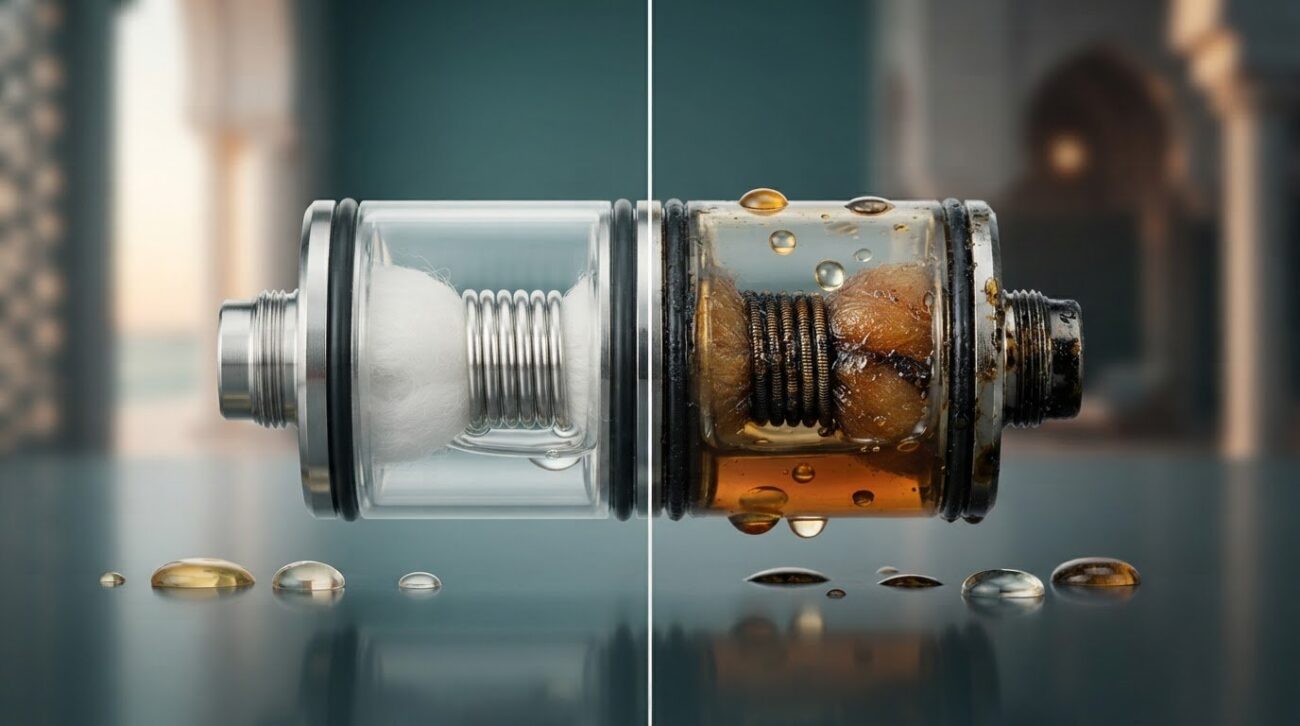 Sweet e-liquids and coil life: what changes with flavor