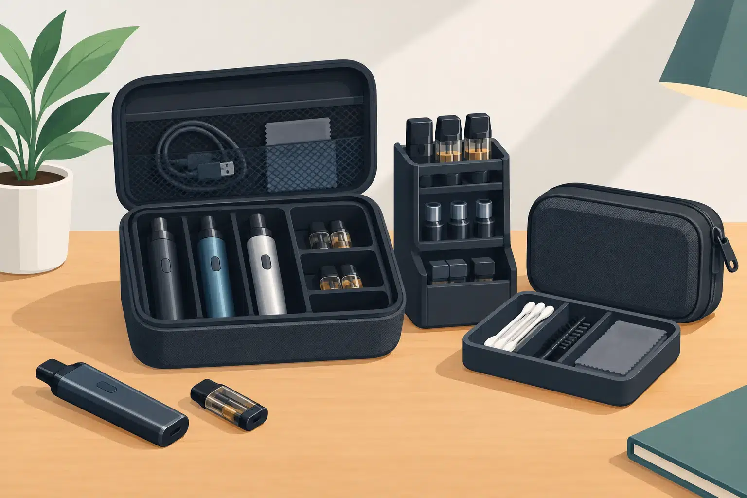 Vape organization accessories that keep gear ready